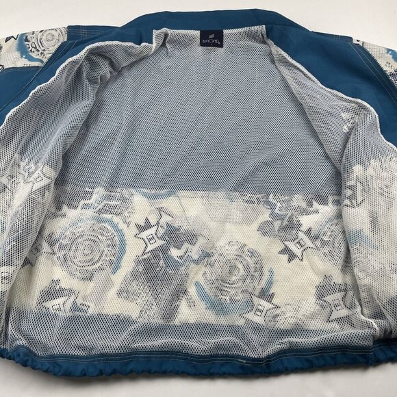 Beyond Clothing Windbreaker Men’s L Vented Lightweight Rope Hem Aztec Full Zip - Picture 6 of 12